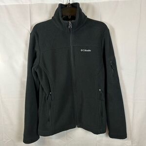 Columbia Women’s Full Zip Fleece Jacket Coat Dark Green (Nearly Black) XS